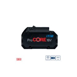 Batería de Iones de Litio Bosch ProCORE 18V 8,0 Ah