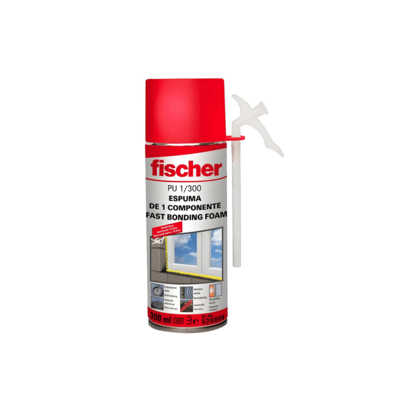 Espuma de Poliuretano PU 1/300 ml Fischer 520806