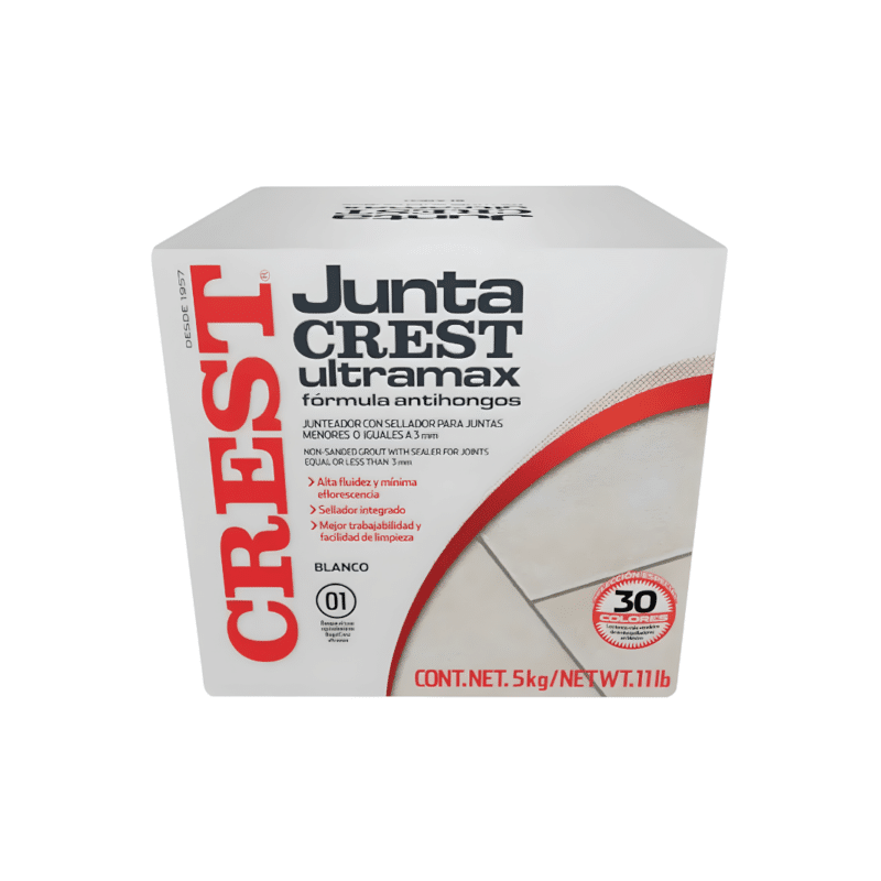 Junta Crest Ultramax Blanco 5 Kg