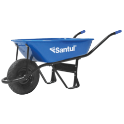 Carretilla con Bastidor Metálico 5 Ft3 (70 lts) Llanta Neumática Reforzada Santul 8793