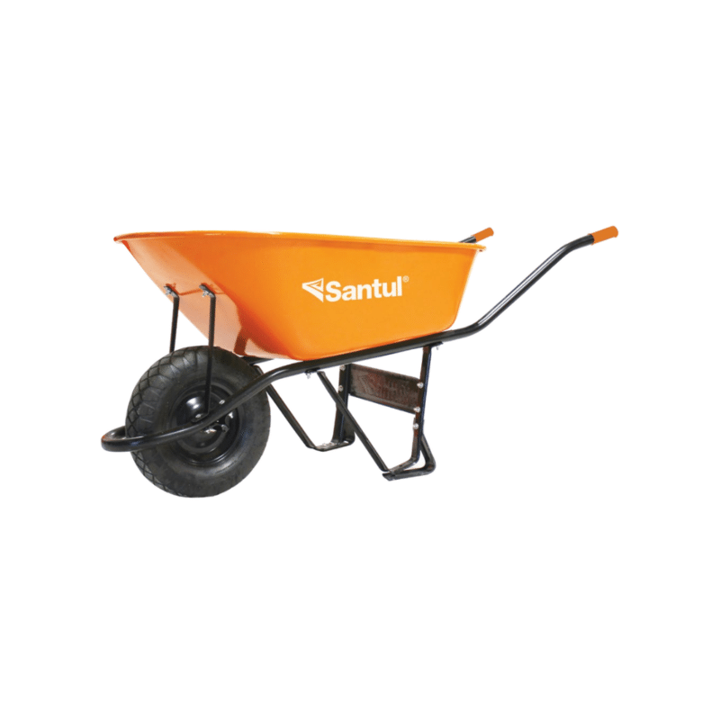 Carretilla con Bastidor Metálico 6 Ft3 (100 lts) Llanta Neumática Reforzada Santul 8805