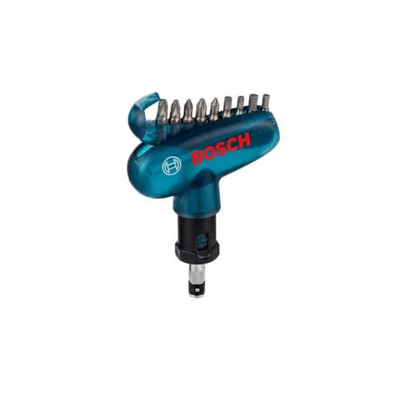 Desatornillador Manual Bosch + Puntas 10 piezas Bosch 2607017413