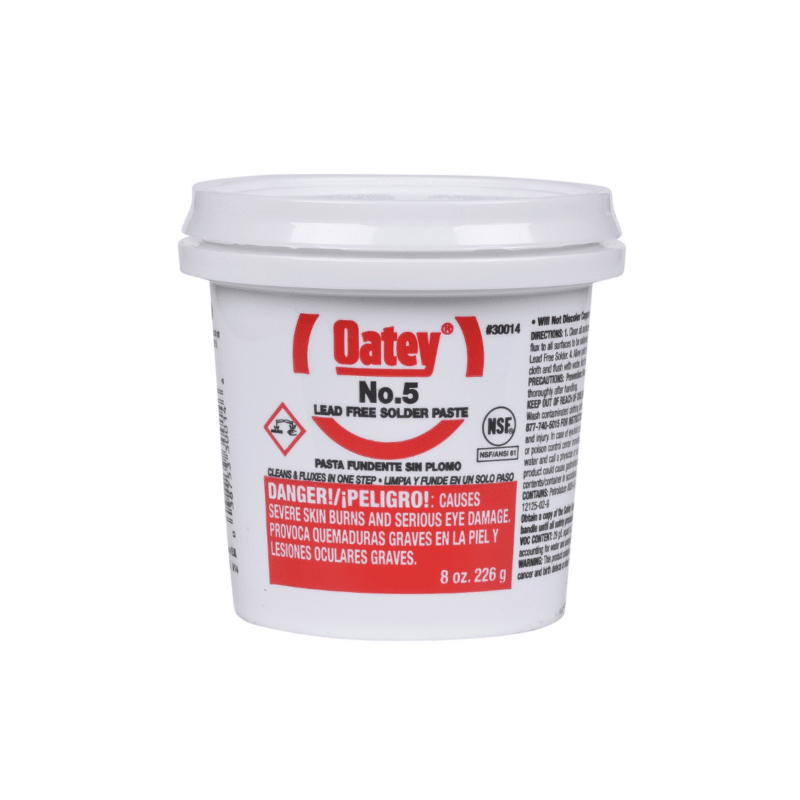 Pasta para Soldar sin Plomo 226g (8 Oz) Oatey 30014