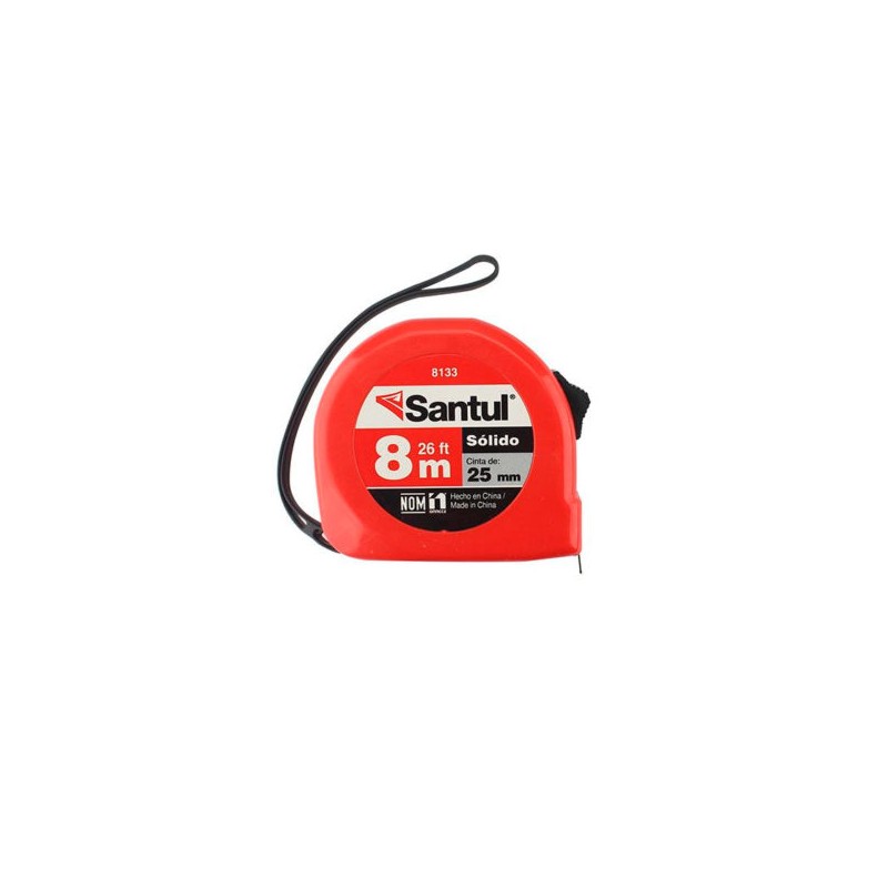 Flexómetro Solido 8 metros x 25mm Santul 8133
