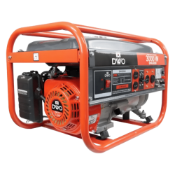 Generador Eléctrico a Gasolina 3000W Bifásico con Motor 7 HP 4T 127/220V DWO DWG3000
