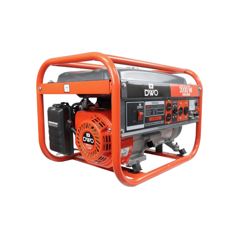 Generador Eléctrico a Gasolina 3000W Bifásico con Motor 7 HP 4T 127/220V DWO DWG3000