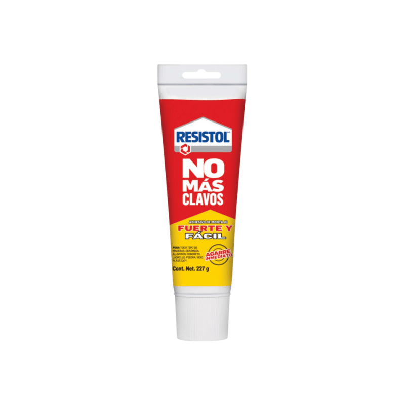 Pegamento de Montaje No Mas Clavos, Fuerte y Fácil 227g Resistol