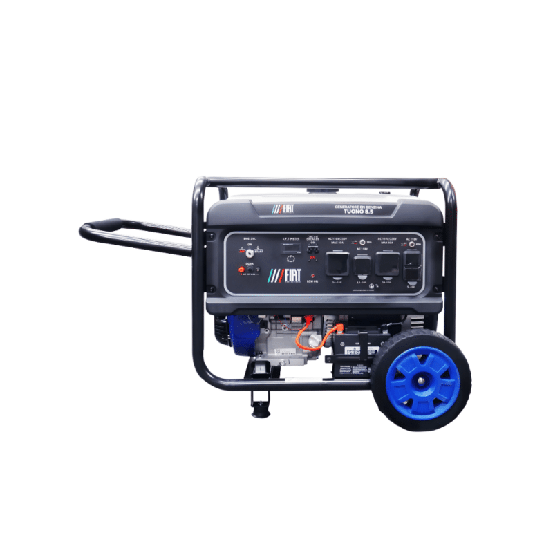 Generador Eléctrico a Gasolina 8500W Monofásico con Motor 15 HP 4T 110/220V Fiat TUONO 8.5