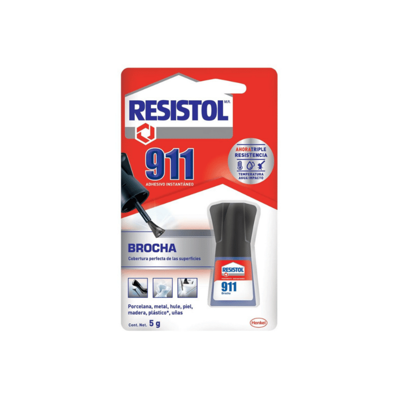Pegamento Instantáneo 911 Brocha 5g Resistol