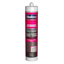 Sellador Acrílico Siliconizado Blanco 300ml Quilosa Acrisel