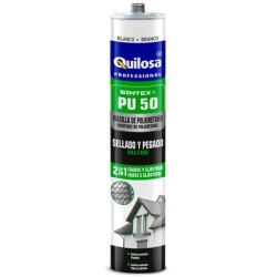 Sellador Adhesivo de Poliuretano Blanco 300ml Quilosa Sintex PU-50