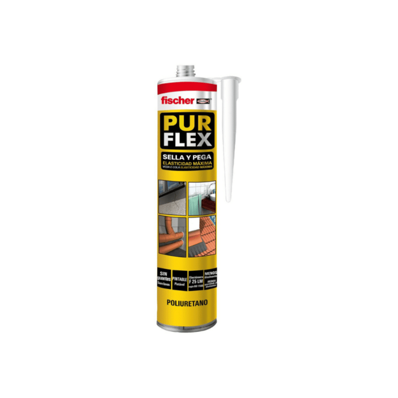 Sellador de Poliuretano Purflex Blanco 310ml Fischer 535893