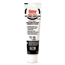 Sellador de Roscas Great White, Pasta con PTFE 1 Oz Oatey 31229