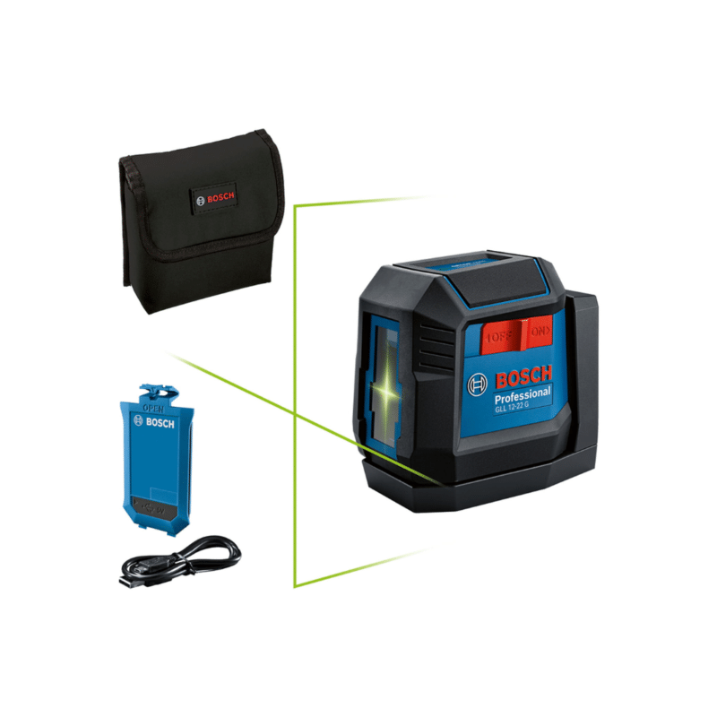 Nivel Láser de Líneas Verde 12 Metros Bosch GLL 12-22 G