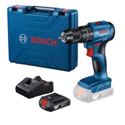 Rotomartillo inalámbrico de 1/2? 18V Brushless en Maletín (1 batería 18V de 2.0 Ah+1 cargador GAL 18V-20) Bosch GSB 185-LI