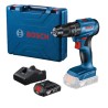 Rotomartillo inalámbrico de 1/2? 18V Brushless en Maletín (1 batería 18V de 2.0 Ah+1 cargador GAL 18V-20) Bosch GSB 185-LI