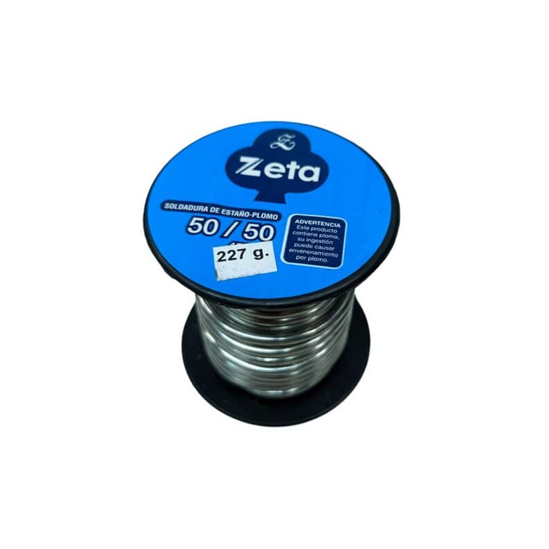 Soldadura de Estaño – Plomo 50/50 (1/2 Libra) Zeta