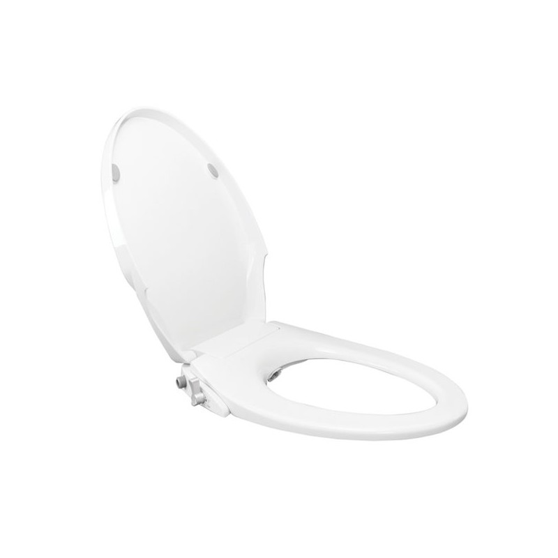 Asiento para WC con Funciones Tipo Bidet Elongado Blanco con Antibacterial Helvex ATM