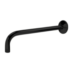 Brazo para Regadera Negro 40cm Acero Inoxidable P40N