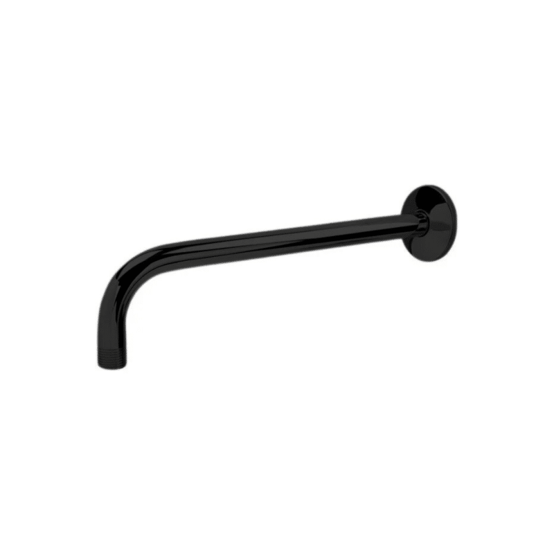 Brazo para Regadera Negro 40cm Acero Inoxidable P40N