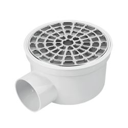 Cespol Bote Compacto Rejilla Acero Inoxidable 1 Salida a 2? Fleximatic 2271