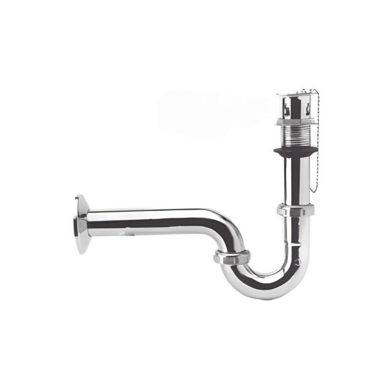 Cespol para Lavabo con Contra Cromo Metalflu 29498