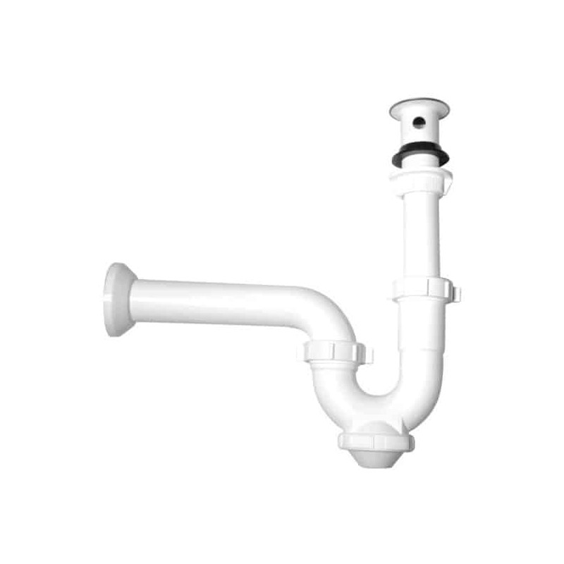 Céspol Rígido con Rejilla de Acero Inoxidable para Lavabo Miber DE-CLAI