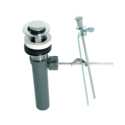 Contra Automática de Polipropileno para Lavabo con anillo de Acero Inoxidable Coflex PH-221