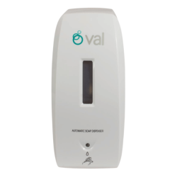 Despachador de Jabón en Gel Automático 500 ml Blanco Oval DV021