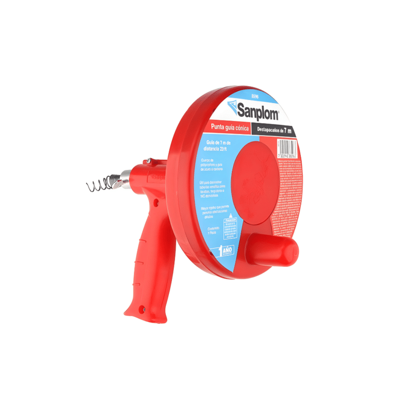 Destapacaños Tipo Pistola de 7 Metros Sanplom 8596