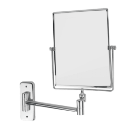 Espejo Facial Rectangular Cromo Metalflu 60040