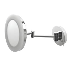 Espejo Retráctil con Aumento 5x y Luz Led Helvex ES-003