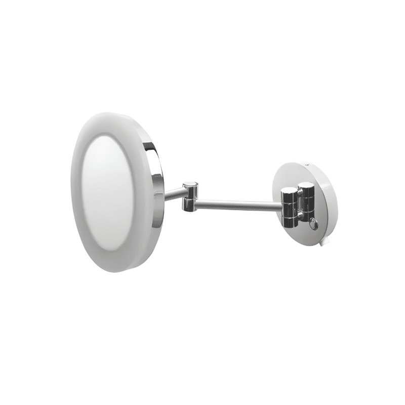 Espejo Retráctil con Aumento 5x y Luz Led Helvex ES-003