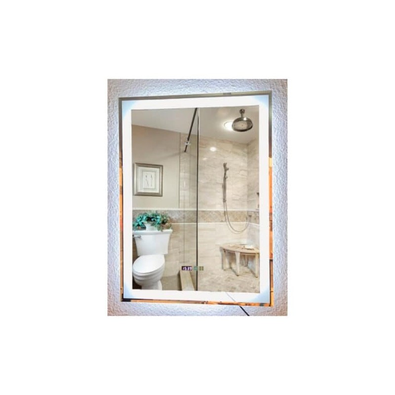 Espejo Touch con Luz LED Bluetooth Indicador de Temperatura 80X60 CM EL8060E