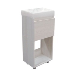 Gabinete con Lavabo a piso Colima Polar de 40.5 cm