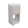 Gabinete con Lavabo a piso Colima Polar de 40.5 cm
