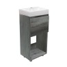 Gabinete con Lavabo a piso Colima Roble de 40.5 cm