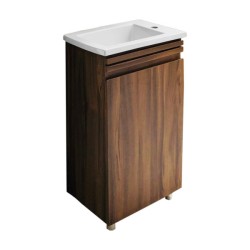 Gabinete con lavabo a piso Jalisco Olivo de 47 cm