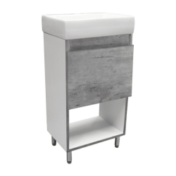 Gabinete con Lavabo Marcela Cemento de 40 cm