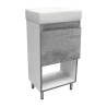 Gabinete con Lavabo Marcela Cemento de 40 cm