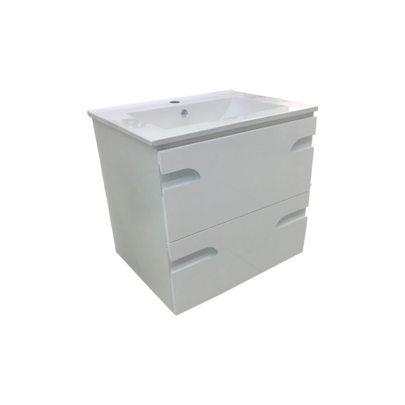 Gabinete con lavabo Suspendido Chipilo Laca de 60 cm