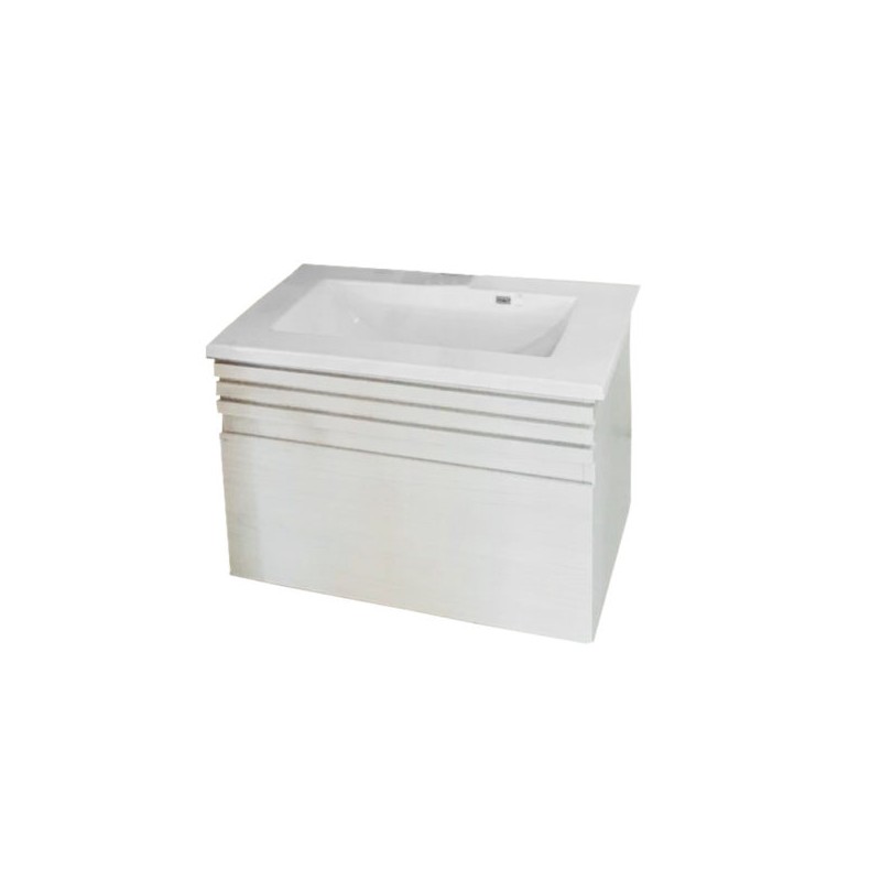 Gabinete con Lavabo Suspendido Coral Polar de 58 cm