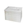 Gabinete con Lavabo Suspendido Coral Polar de 58 cm