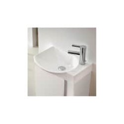 Gabinete Elegance Pack Lacado Brillo Blanco con Lavabo Petit 45cm x 34cm Esbaño 90236
