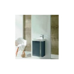 Gabinete Elegance Pack Lacado Brillo Gris con Lavabo Petit 45cm x 34cm Esbaño 90237