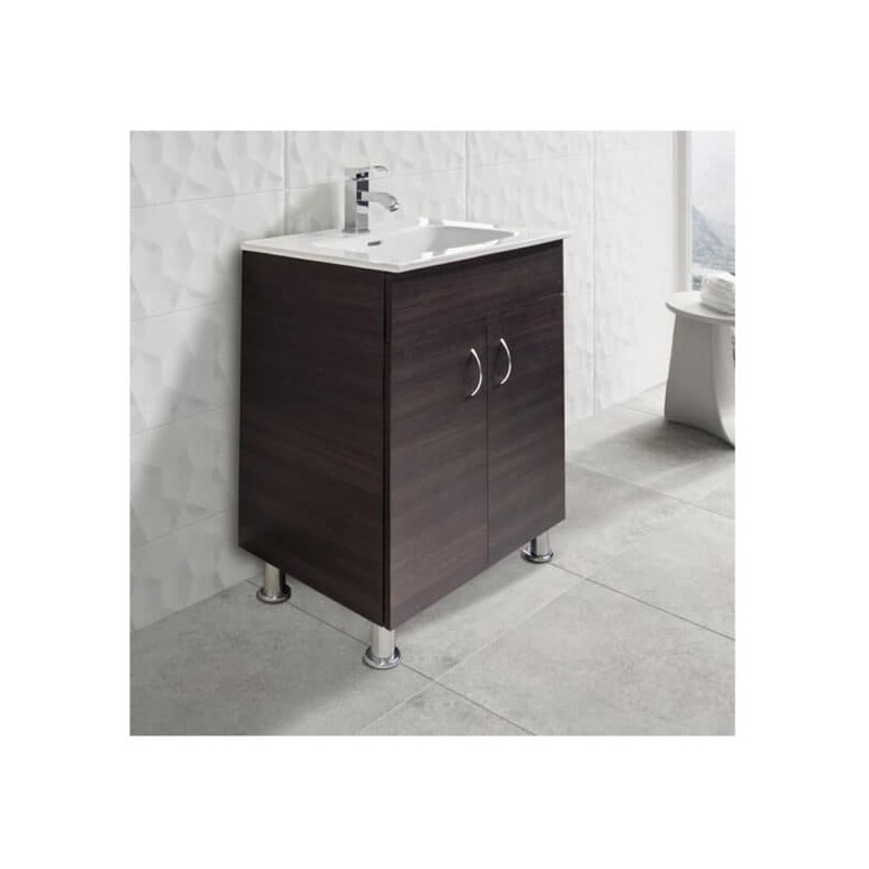 Gabinete Nova Roble Dakar con Lavabo Orbis 61cm x 46cm Esbaño 90324