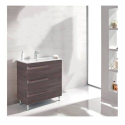 Gabinete Vitale Bodega Gray con Lavabo Orbis 61cm x 46cm Esbaño 90271